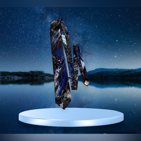 Italian All Silk Handmade Mens TIe 55" Colorful Tie - Picture 11 of 13